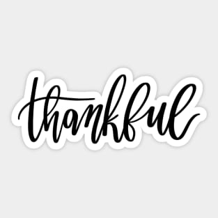 Thankful Sticker